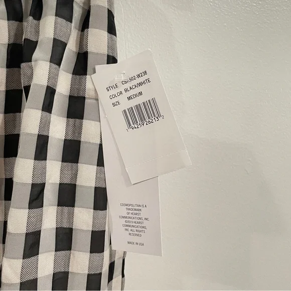 Dress the Population Checkered Pattern Mini Skirt NWT - Picture 5 of 5